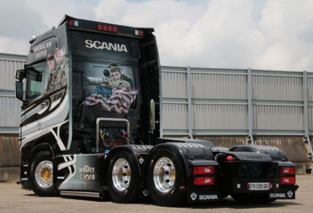 Scania S HIGCS20H 6X2 Tag Axle 'Verlhac TPS' - John Ayrey Die Casts